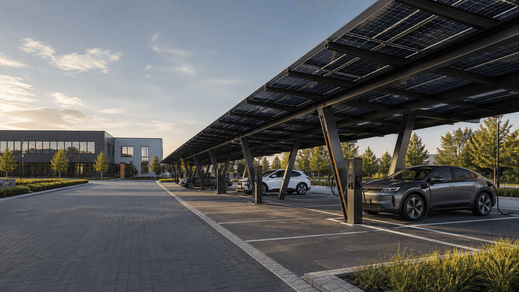 SOLAR-CARPORT für Unternehmen
