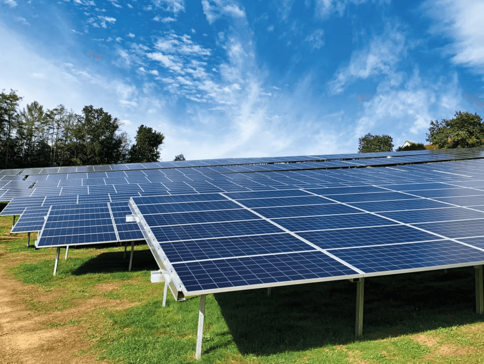 Freiflächen-Photovoltaikanlage in der Westpfalz