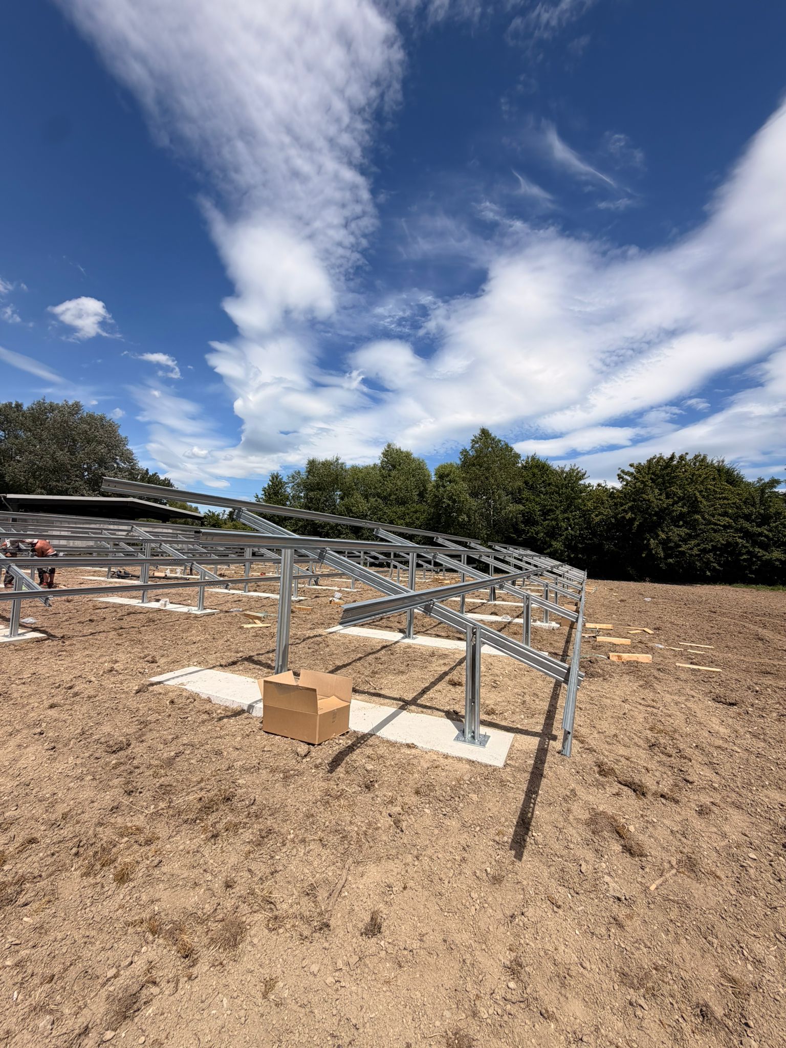 Technik eines regionalen Photovoltaikprojekts
